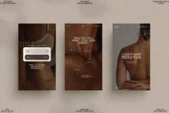 Aesthetic Skincare Canva Story Pack