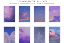 Aesthetic Sky Backgrounds, Moonlight