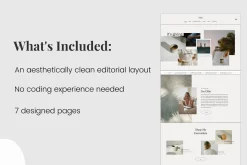Aesthetic Squarespace 7.1 Template