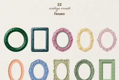 170 Aesthetic Vintage & Wavy Frames