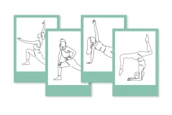 20 Aesthetic Yoga Line Art Vol-2