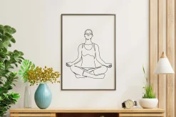 20 Aesthetic Yoga Line Art Vol-2