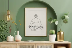 20 Aesthetic Yoga Line Art Vol-2