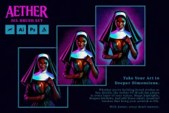 Aether Oil Brush Set (Photoshop)