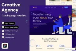 AEXO - Creative Agency Landing Page