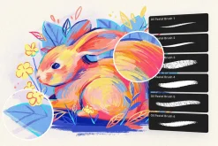 Affinity Oil Pastel Brushes