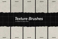 Affinity Paper Torn Paper Brushes
