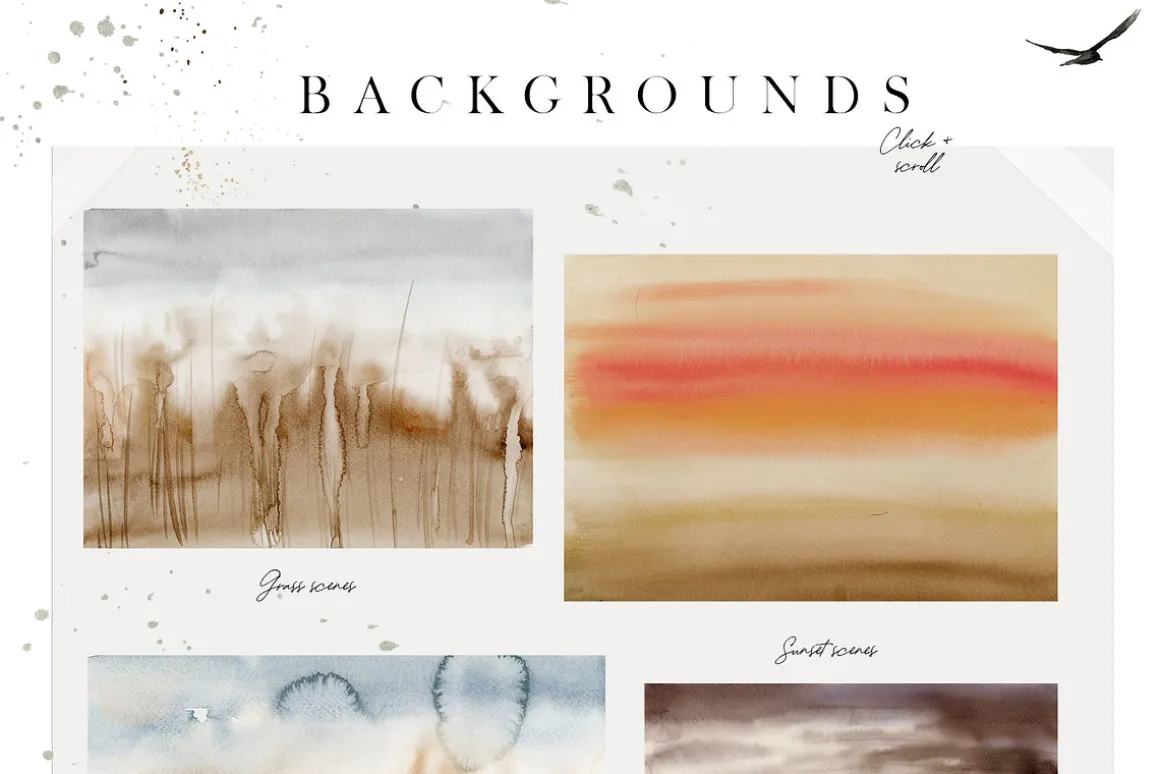 African Safari Watercolor Collection