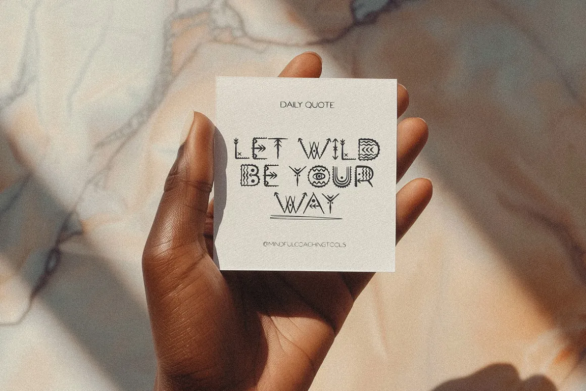 Africa Neue - Tribal Display Font