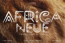 Africa Neue - Tribal Display Font