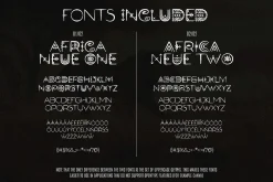 Africa Neue - Tribal Display Font