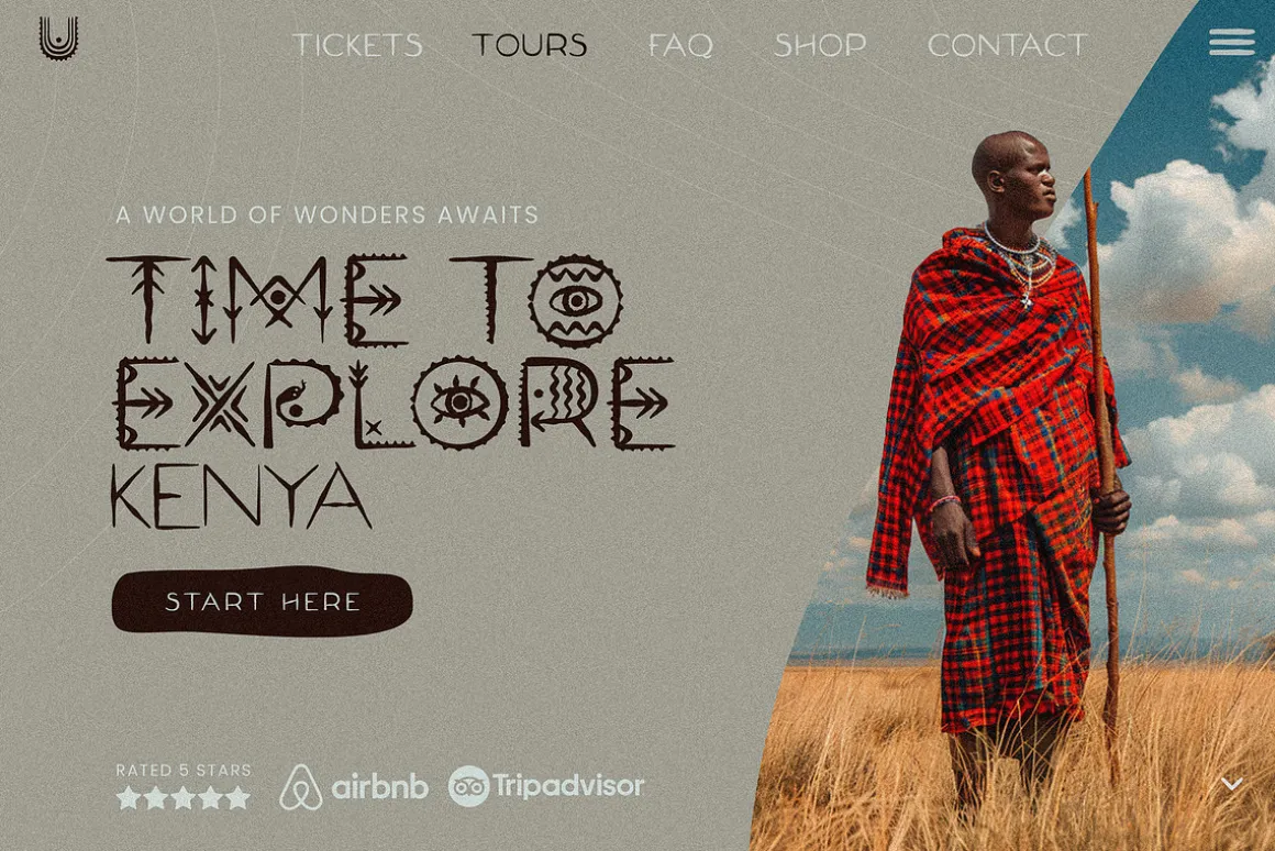 Africa Neue - Tribal Display Font