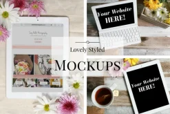 Afternoon Tea Mockups