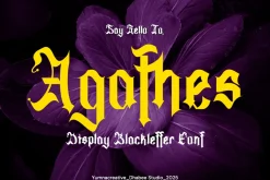 Agathes - Display Blackletter Font