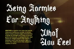 Agathes - Display Blackletter Font