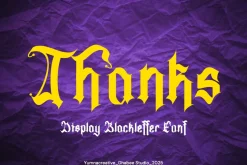 Agathes - Display Blackletter Font