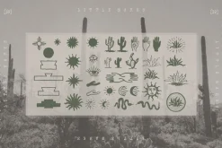Agave Azul typewriter font