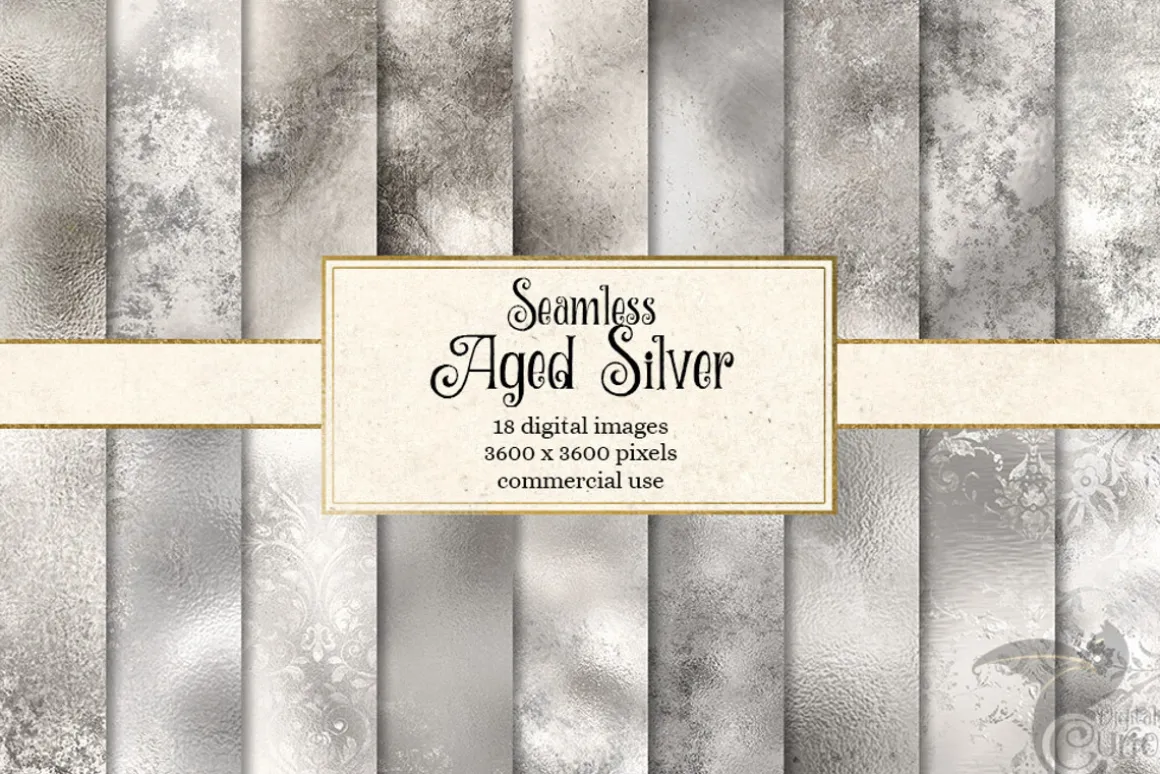 Aged Silver Textures