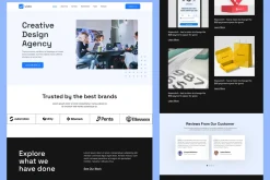 Agency Landing page Design