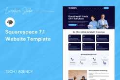 Agency Squarespace Website Template