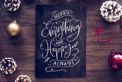 A Handlettered Christmas