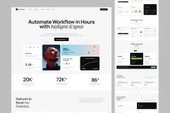 Ai Automation WorkFlow Landing Page