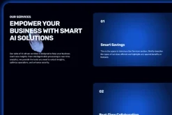 AI-BOOST WIX STUDIO TEMPLATE SAAS