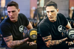 AI Gym Cinematic Lightroom Presets