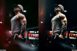 AI Gym Cinematic Lightroom Presets