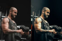 AI Gym Cinematic Lightroom Presets