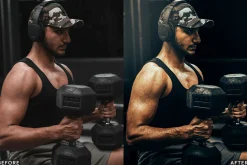 AI Gym Cinematic Lightroom Presets