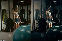 AI Gym Cinematic Lightroom Presets