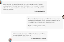 AI Image Generator Landing Page