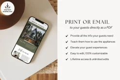 Airbnb Welcome Book Template