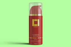 Airless Pump Cosmetic Bottle Mockup