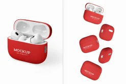 Airpods Pro Case Mockup Set