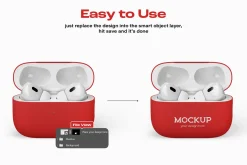 Airpods Pro Case Mockup Set