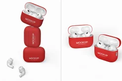 Airpods Pro Case Mockup Set