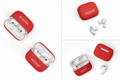 Airpods Pro Case Mockup Set