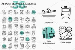 Airport & Travel Graphics Bundle