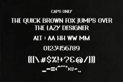 Akira Reborn Full Glyphs Font
