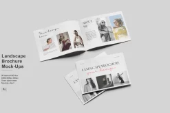A4 Landscape Brochure Mockup