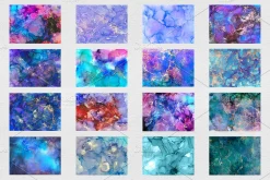 30 Alcohol Ink Abstract Backgrounds