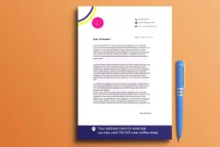 A4 Letterhead, Letterhead