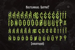 Alien Worms | Blackletter Font