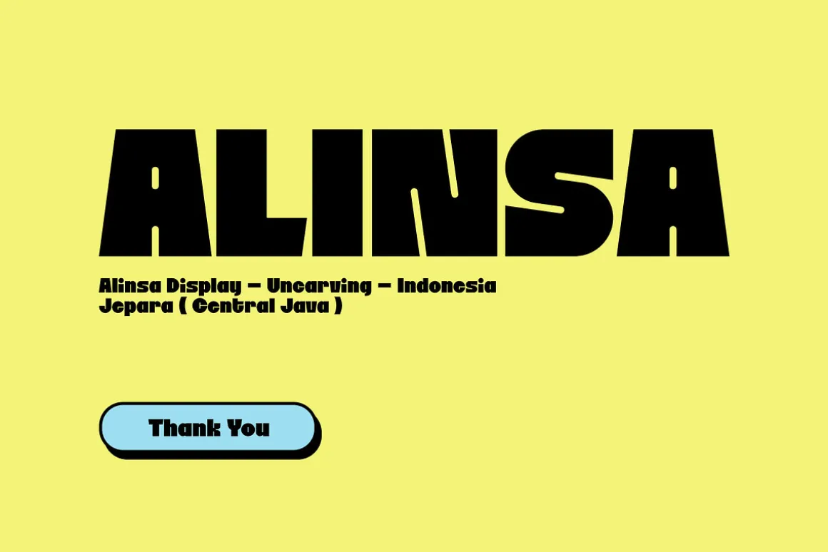 Alinsa - Display Font