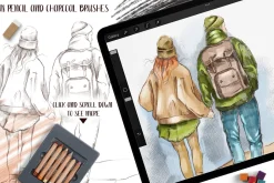 ALL FOR ARTIST PROCREATE BRUSH SET