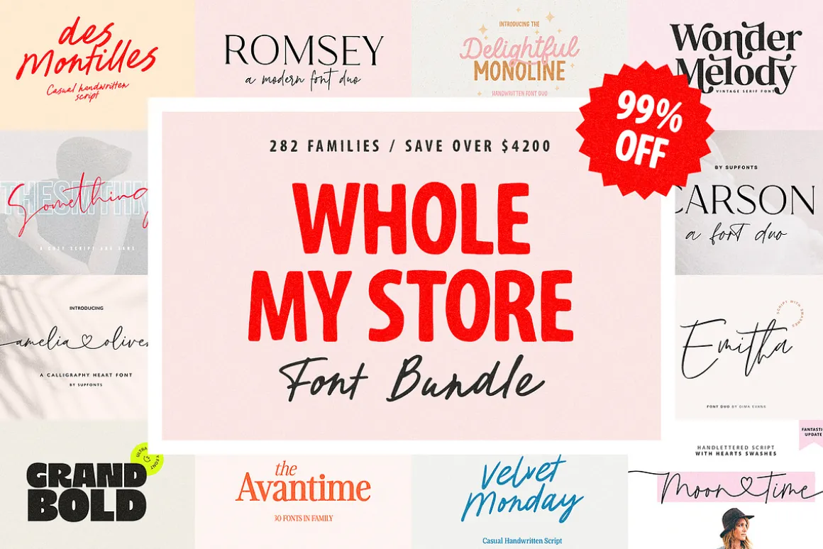 ALL MY FONTS Bundle