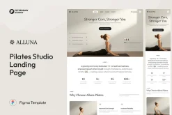 Alluna – Pilates Studio Landing Page