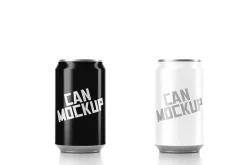 Aluminum Can PSD Mockup